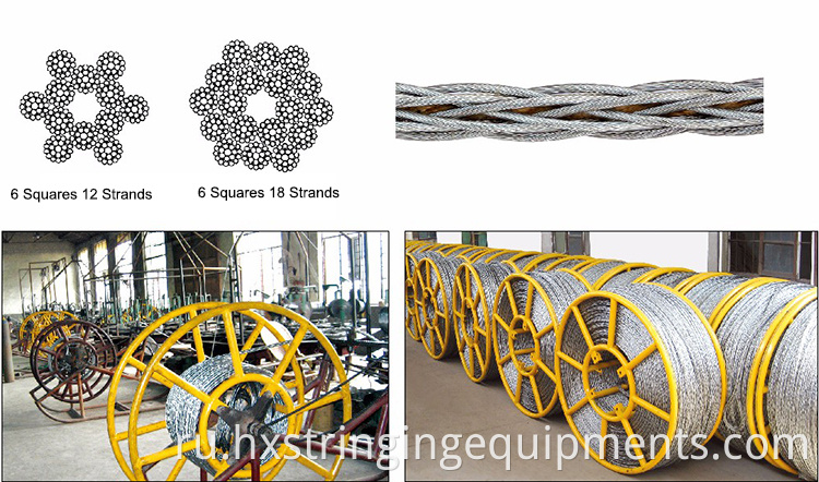 9mm Galvanized Anti-twisting Braided Steel Wire Rope 